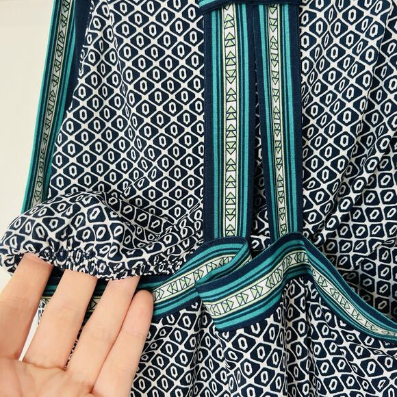 Max Studio Halter Neck Vibrant Print Cross Back Maxi Dress Size Xs - Picture 7 of 8